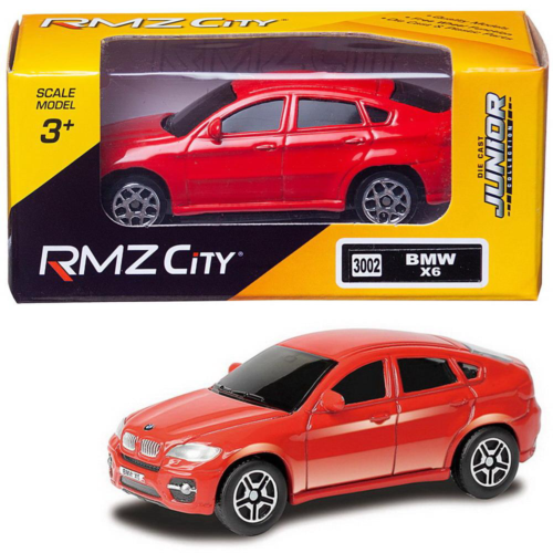 Машинка металлическая Uni-Fortune RMZ City 1:64 BMW X6, Цвет Красный - 0