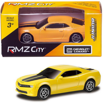 Машинка металлическая Uni-Fortune RMZ City 1:64 CHEVROLET CAMARO, Цвет Жёлтый