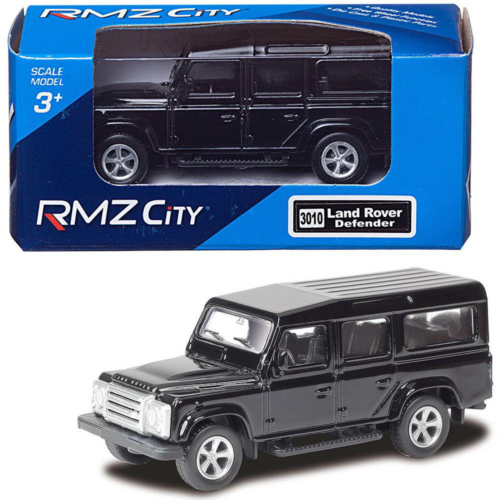 Машинка металлическая Uni-Fortune RMZ City 1:64 Land Rover Defender, Цвет Чёрный - 0