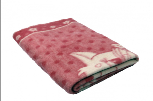 Одеяло Полушерстяное Белка розовый 40% шерсть, 47%Пан, 13%хлопок - 0