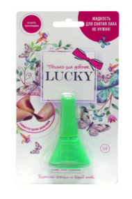 Косметика для девочек Lucky Лак для ногтей детский, цвет 119 Зеленый, блистер, объем 5,5 мл. - 0