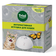 Интерактивная игрушка для кошек на батарейках "Бабочка", 130*130*270мм, серия SMART TOYS - 3