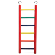 Игрушка для птиц "Лестница разноцветная", 330*110мм - 0