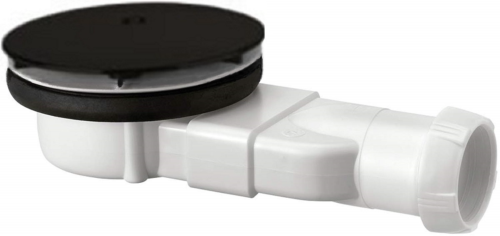 Сифон Wirquin Black touch сверхплоский со стаканом-гидрозатвором, выход D40/43 мм для керамогранитных и акриловых (30722861) - 0