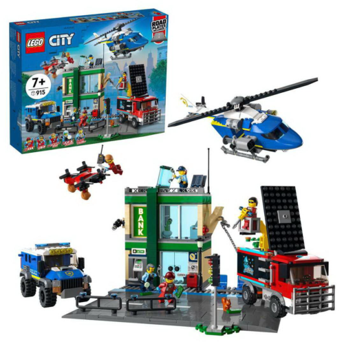 Конструктор LEGO CITY Police Полицейская погоня в банке - 0
