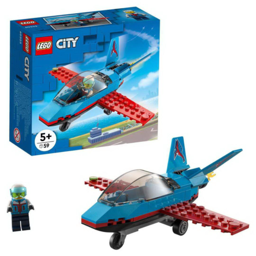 Конструктор LEGO CITY Great Vehicles Трюковый самолёт - 0