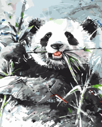 Картина по номерам GX8222 "Панда в траве"