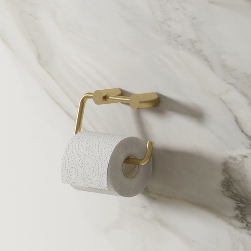 Держатель для туалетной бумаги без крышки IDDIS Petite, матовое золото (PETG000i43) - 2