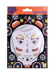 Маска-стикер ЯиГрушка Stick&Smile для лица Боевой робот - 0