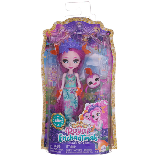 Кукла Mattel Enchantimals Маура Русалка с питомцем Глайд - 0
