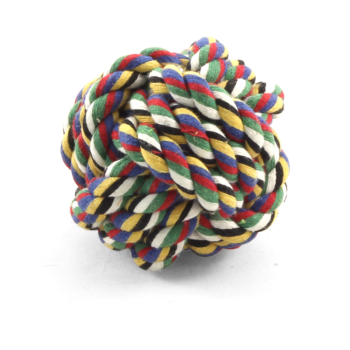 Игрушка для собак - Верёвка-плетеный мяч 7см