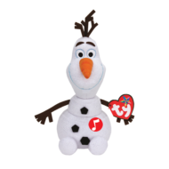 Мягкая игрушка Cнеговик Olaf Disney Beanie Babies, 25 см, звук - 0