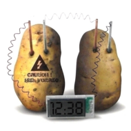 Часы картофельные Урок физики - 0