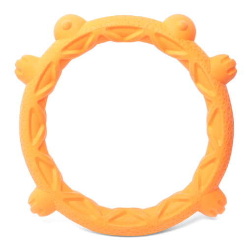 Игрушка для собак из термопластичной резины "Лягушка-кольцо", d265мм, серия AROMA - 0