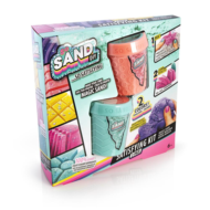 Набор для экспериментов Canal Toys SO SAND DIY, 2 шт на блистере (светло-розовый/бирюзовый) - 0