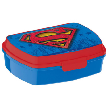Контейнер для еды Stor Ланч-бокс. Супермен Символ, пластиковый 17х14х5,6см