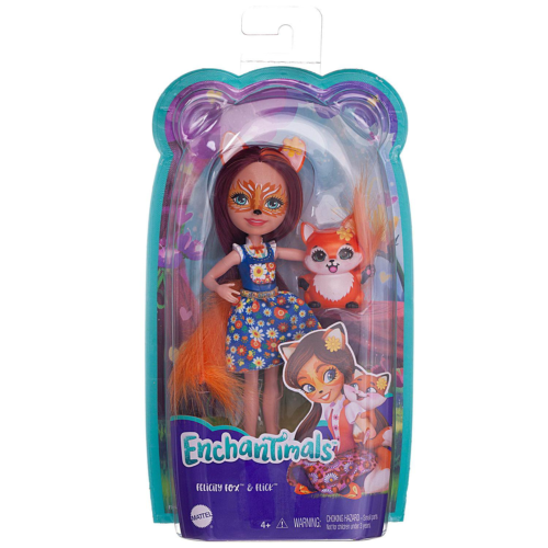 Кукла Mattel Enchantimals Фелисити Лис с питомцем Флик - 0