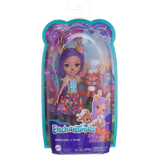Кукла Mattel Enchantimals Данэсса Оленни с питомцем Спринт - 0