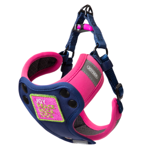 Мягкая шлейка для собак JOYSER Walk Mood Harness S розовая - 1