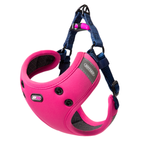 Мягкая шлейка для собак JOYSER Walk Mood Harness S розовая - 2