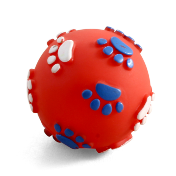 Игрушка для собак из винила - Мяч с лапками 6см