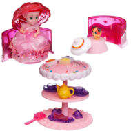 Игровой набор EMCO Cupcake Surprise "Чайная вечеринка" с куклой - капкейк и питомцем, розовый - 0