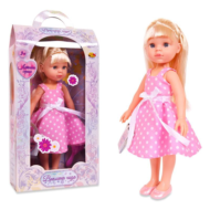 Кукла ABtoys Времена года (розовое платье), 30 см - 0