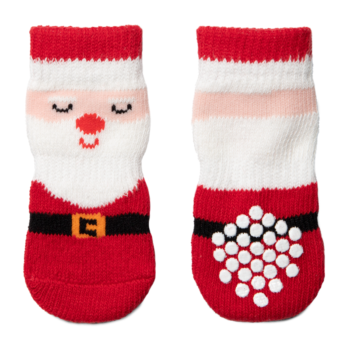 Носки для собак "Дед Мороз", размер L, серия NEW YEAR