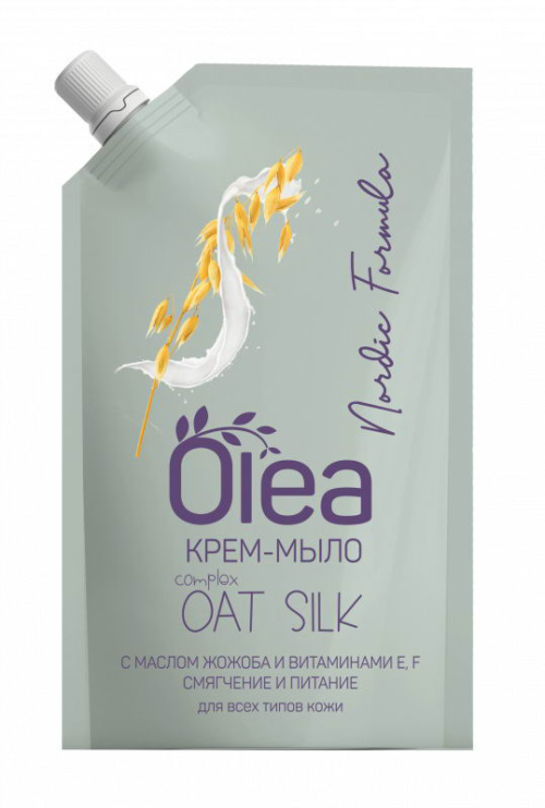 Жидкое мыло OLEA OAT SILK Крем-мыло 500мл - 0