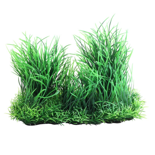 Растение 1020LD - Куст трава зеленая (25см х 8,5см х 15см) - 0