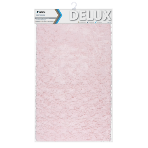 Коврик для ванной 1-ый Fixsen DELUX, розовый ( FX-9040W ) - 1
