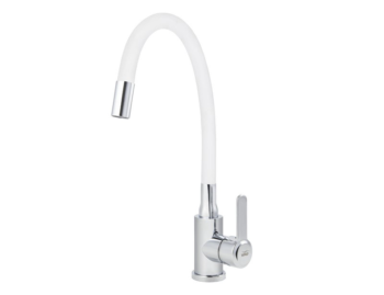 Смеситель для кухни VIKO с гибким изливом VIKO (V-4434 White)