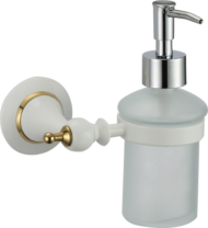 Дозатор для жидкого мыла с настенным держателем Savol (S-06931W) - 0