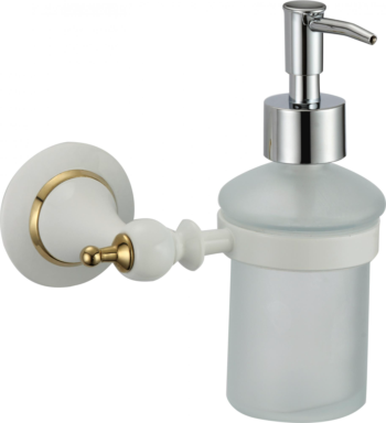 Дозатор для жидкого мыла с настенным держателем Savol (S-06931W)