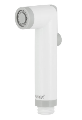 Гигиенический набор KAISER с клапаном, шланг ПВХ пружина до 2м белый, в коробке