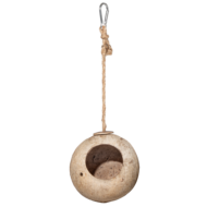 Домик для птиц из кокоса "Баунти", d105-120/300мм, серия NATURAL - 0