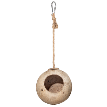 Домик для птиц из кокоса "Баунти", d105-120/300мм, серия NATURAL