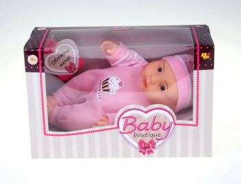 Кукла-пупс "Baby boutique", 22 см, светло-розовый костюмчик