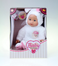 Кукла-пупс "Baby boutique", белый костюмчик - 0