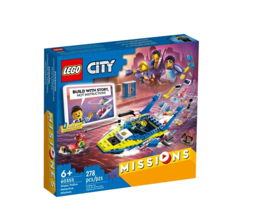 Конструктор LEGO CITY Детективные миссии водной полиции - 0