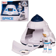 Игровой набор Junfa Капсула посадочная космическая с фигуркой космонавта - 0