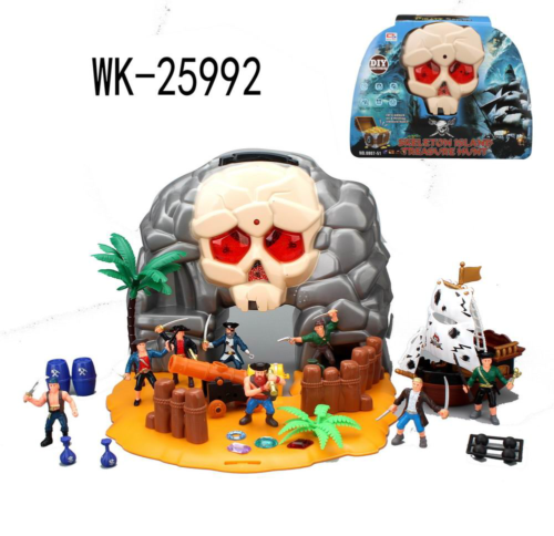 Игровой пиратский набор Junfa Остров черепа - 0