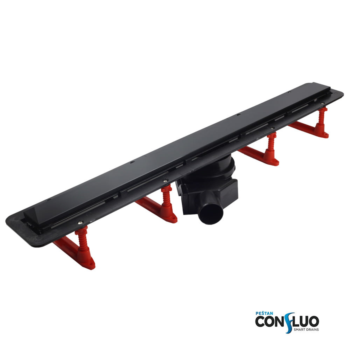 Душевой лоток Pestan 750 Frameless Line Black Glass (13701205)