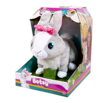 Club Petz Кролик Betsy интерактивный , реагирует на голос, прыгает и шевелит ушками, со звуковыми эффектами