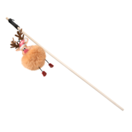 Игрушка-дразнилка для кошек "Пушистый олененок", 100/400мм, серия NEW YEAR - 0