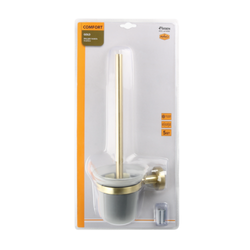Ерш для туалета золото-сатин Fixsen Comfort Gold (FX-87013) - 2