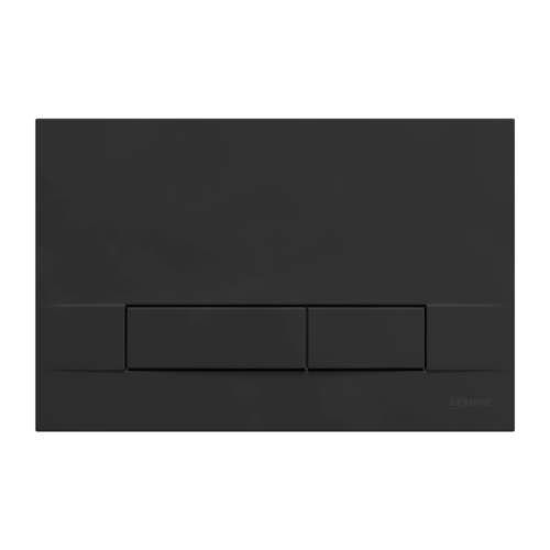 Кнопка смыва Lemark BIT для инсталляции, механическая, черный матовый soft touch (9802006) - 0