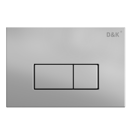 Клавиша смыва D&K Rhein (арт.инсталл DI8050127), матовый хром (DB1499002) - 0