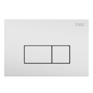 Клавиша смыва D&K Rhein (арт.инсталл DI8050127), белый (DB1499016) - 0