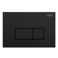 Клавиша смыва D&K Rhein (арт.инсталл DI8050127), черный (DB1499025) - 0